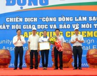 Launching Ceremony and campaign of Community Coastal Cleanup and Ha Long Association for Environmental Education and Protection