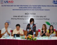 Dissemination workshop on baseline results on climante change in tien hai district (Thai Binh province)